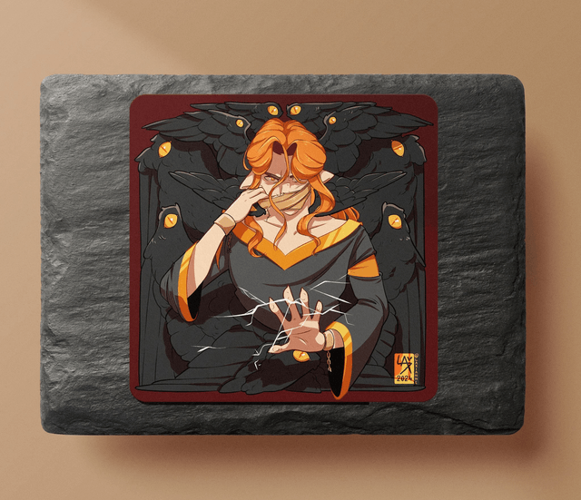 Angel & Demon - Square Print