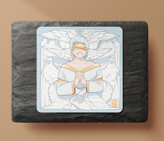 Angel & Demon - Square Print